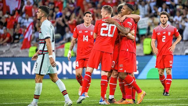 Suiza sorprendió a Portugal y España es líder en la Liga de las Naciones