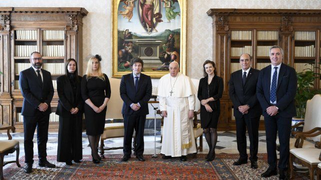 Tras un encuentro privado entre el Papa Francisco y Javier Milei