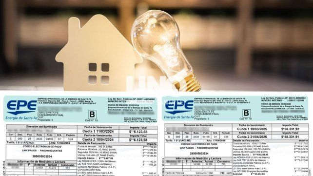 Llegan las boletas de la luz y la sorpresa para los santafesinos por los costos: en un año, más del mil por ciento de aumento