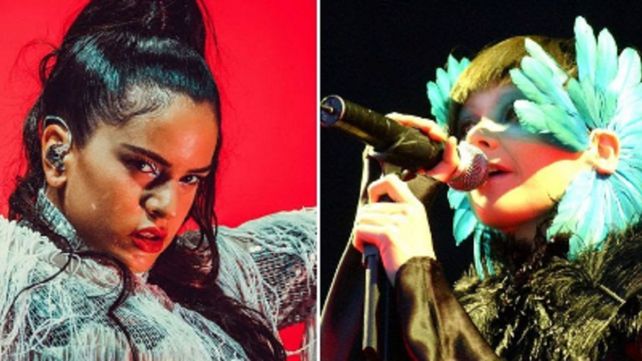 Bjork anunció una colaboración con Rosalía
