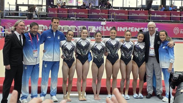 El equipo campeón en gimnasia artística