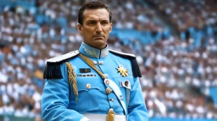 El técnico de la Selección argentina, Lionel Scaloni, realizado con IA