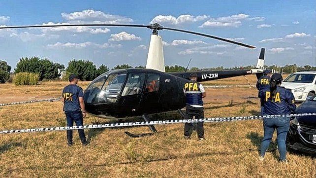 El helicóptero fue hallado cerca porque tuvo que descender por un desperfecto