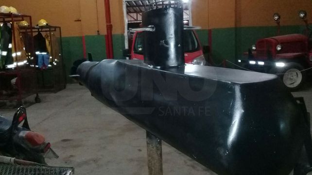 Un santafesino impulsó la creación de una réplica del submarino ARA San Juan