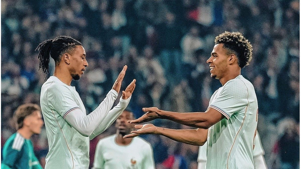 Con tres goles de Olise, Francia le ganó a Irlanda del Norte en su último amistoso