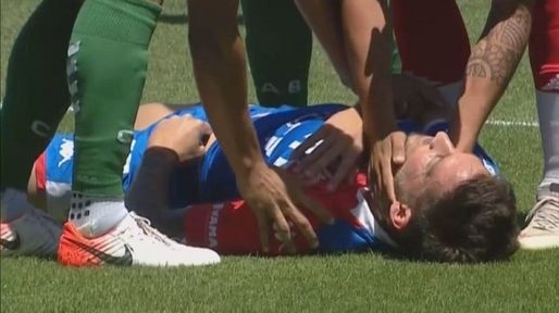 La racha que se corta con la lesión de Mazzola