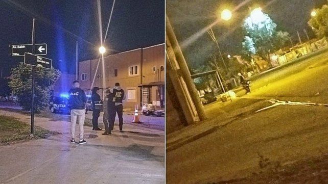 La imagen cuando el joven de 23 años fue acribillado se hizo viral