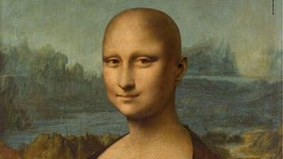 Lanzan una campaña con una Gioconda calva para concientizar sobre el cáncer