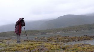 Adriana Lestido filmando en Ushuaia, en el marco del documental Yo y la que fui que se podrá ver este fin de semana en el Cine El Cairo
