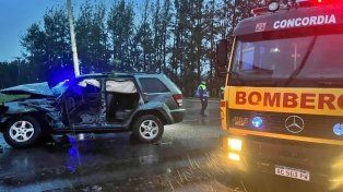 Puerto Yeruá: un herido grave en colisión en Autovía Artigas