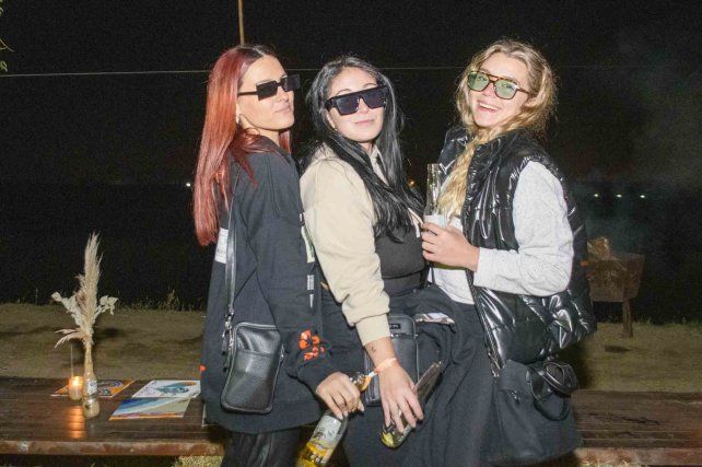 Melina Perea, Yami Varano y Pilar Albertoli.  
