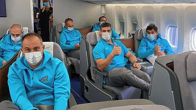 El seleccionado argentino de rugby Los Pumas viajó a Rumania para afrontar el primer compromiso de la gira por Europa.