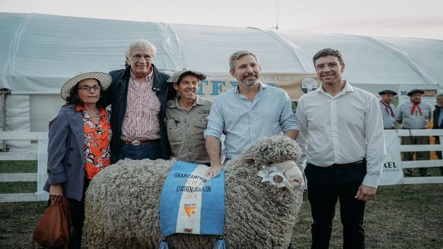 El gobernador Rogelio Frigerio hizo estas declaraciones al inaugurar este sábado la Expo Ovina en Urdinarrain.