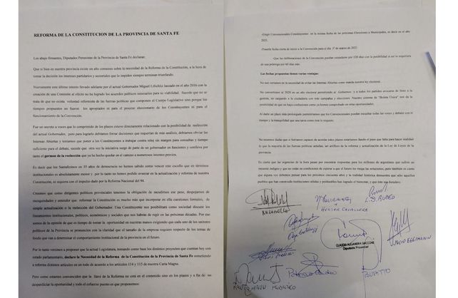 Diputados del PJ quieren reformar la Constitución Provincial