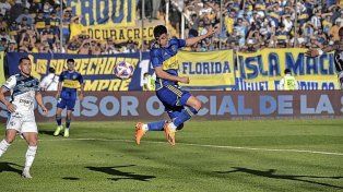 Ezequiel Bullaude tuvo su estreno como goleador luciendo la camiseta de Boca&nbsp;