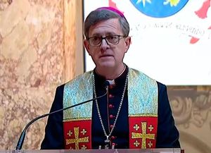 García Cuerva llamó a la unidad en Luján y advirtió que la Argentina está herida y dividida