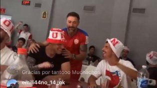 Fotos y videos: toda la intimidad del festejo de Unión en Casasol