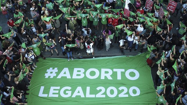 Este miércoles se realizó una movilización federal en Argentina para pedir la sanción de la ley de aborto legal