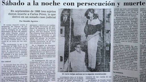 Un caso similar al de Fernando Baéz Sosa ocurrió en Rosario en 1988: murió un chico de 15 años