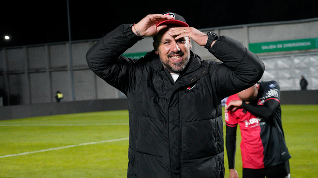 El Ogro Fabbiani se retira con una sonrisa por la clasificación a los octavos de final. Mejoró un equipo que estaba caído.