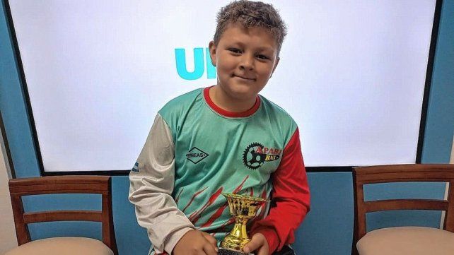 Lorenzo Flher compitió en el campeonato argentino.