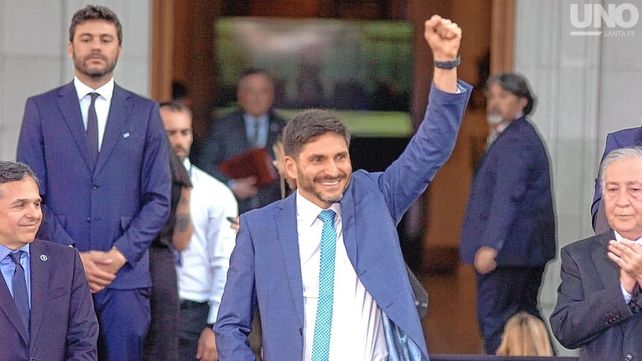 El gobernador Pullaro El gobernador Pullaro