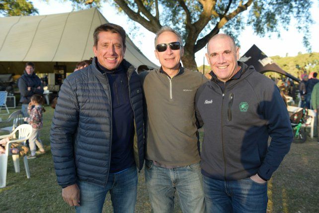 Elio Vargas, Pablo Schellhas y Julián Conti.