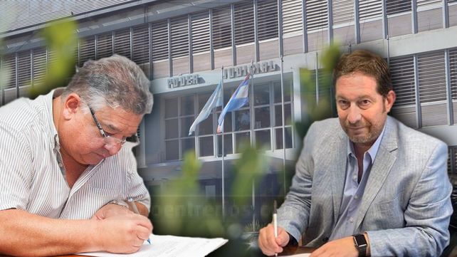 Los empresarios Daniel Hereñú (izq.) e Iván Szczech (der.) quieren firmar probation por peculado en Municipio.