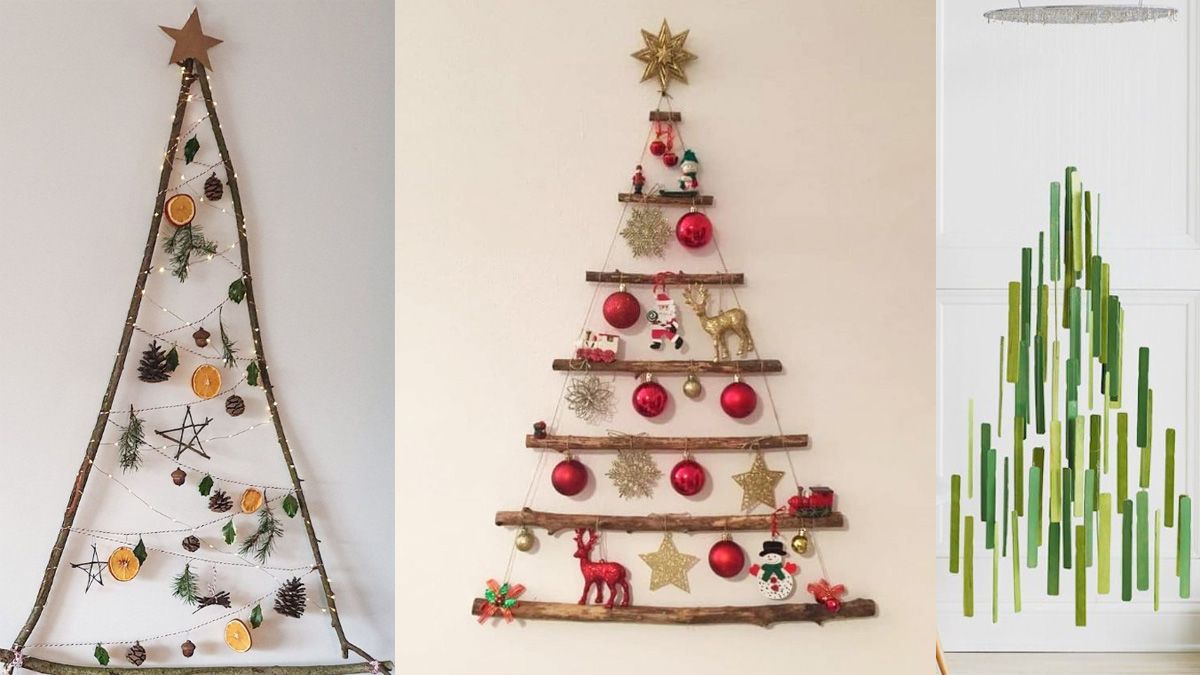 Arbolitos de Navidad reciclados: 25 ideas para armarlos con lo que hay en  casa