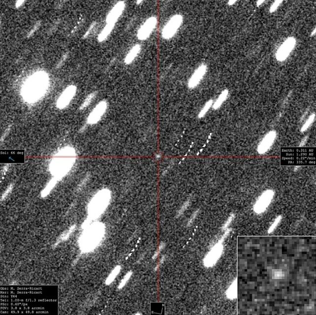 Asteroide 2024 YR4: crece el riesgo de impacto del contra la Tierra