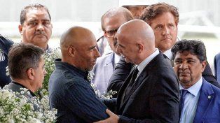 El presidente de la FIFA Gianni Infantino estuvo presente en el funeral de Pelé.