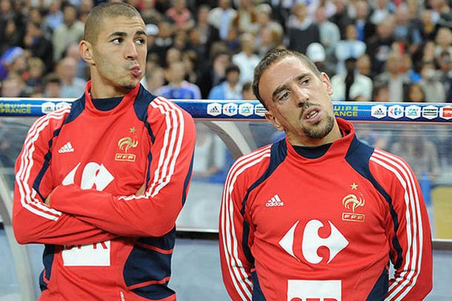 Benzema y Ribery juzgados por prostitución de menores