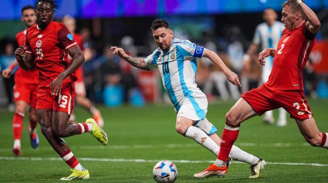 Messi aportó un gol en la victoria 2-0 ante Canadá para avanzar a la final de la Copa América 2024.