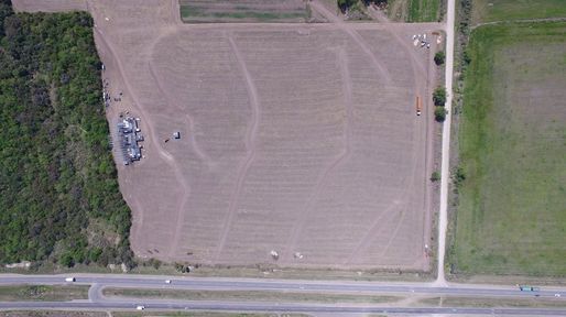 El nuevo predio de la Fiesta de Disfraces de Paraná, desde el aire