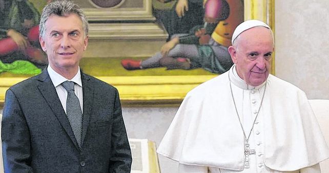 contacto inicial. El presidente Macri y el Papa mantuvieron su primera reunión en febrero de 2016.