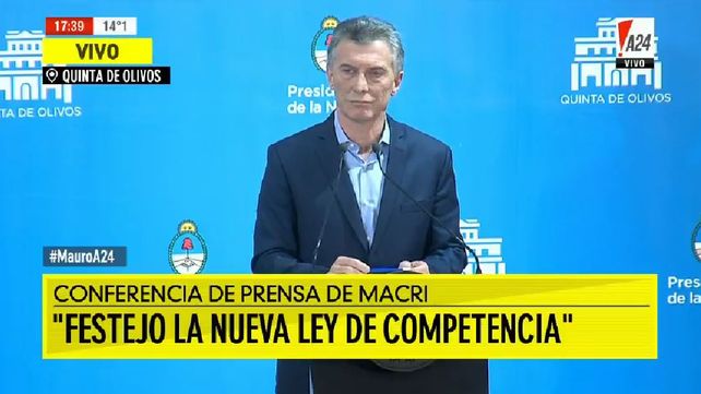 Mauricio Macri: Pusimos metas demasiado optimistas y mucha gente se irritó