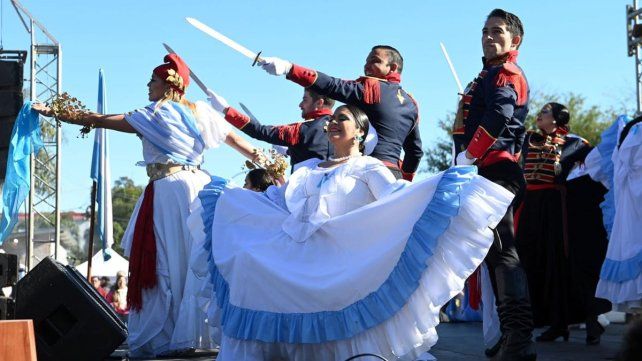 Los festejos por el Día de la Bandera en la ciudad de Santa Fe