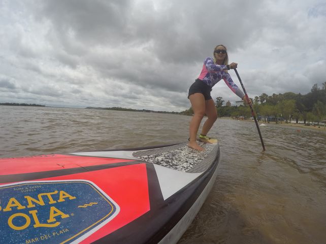Juliette dará clases en Mar del Plata en donde aprovechará para entrenar con olas.&nbsp;