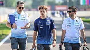 Franco Colapinto expresó su felicidad por su debut en la Fórmula 1.