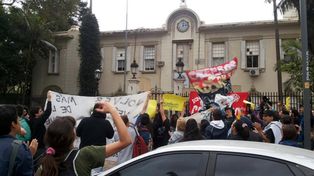 Fanáticos rosarinos de Callejeros salieron a reclamar la inocencia de los integrantes de la banda