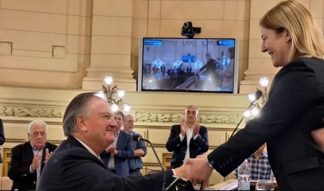 Felipe Michlig fue reelecto como presidente provisional del Senado provincial