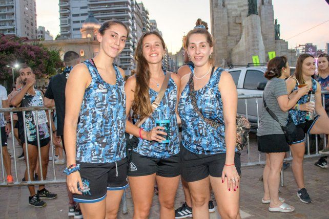 Julieta Fiardi, Yanina Palmisano y  Lucás Fiardi