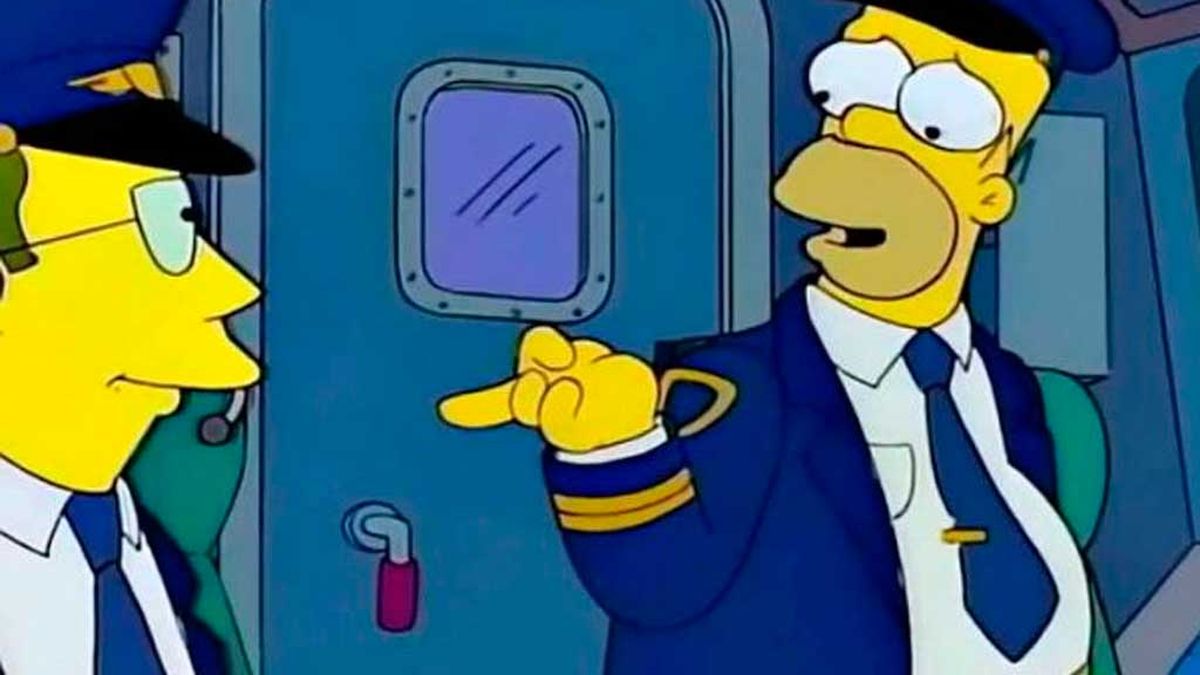 Video Homero Simpson Sorprendió A Los Pasajeros De Aerolíneas Argentinas 1978