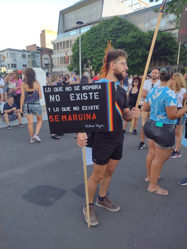 La Marcha Federal del Orgullo antifascista y antirracista replicó en varias ciudades de Entre Ríos. Postales de Paraná&nbsp;
