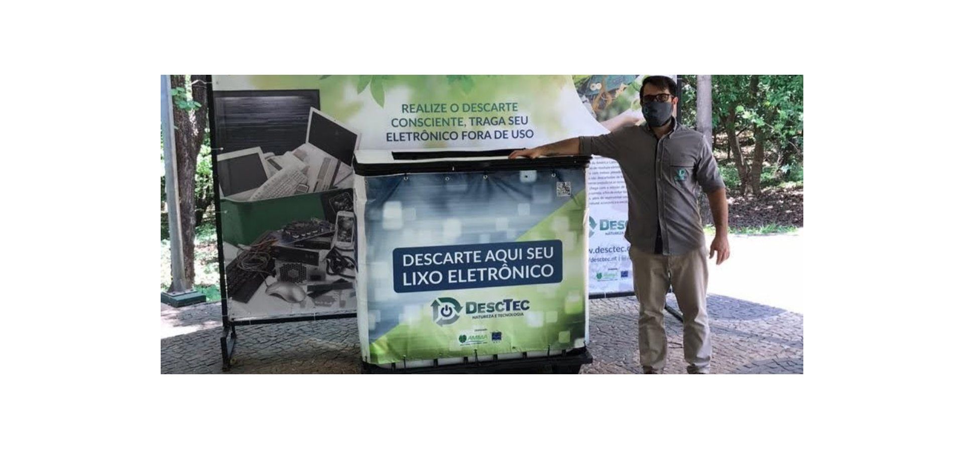 El rosarino que revoluciona Brasil con un proyecto para cambiar residuos electrónicos por donaciones de comida