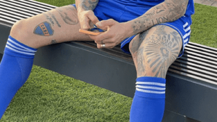 Pasión por Boca: el impresionante tatuaje de Marco Materazzi