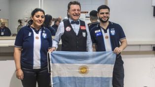 Primer oro para Argentina: Torregiani hizo historia en el billar de los Suramericanos