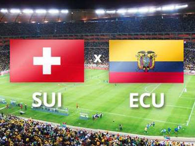 Ecuador y Suiza ponen primera en un partido clave en Brasilia
