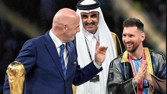 Infantino alabó a Messi, a 10 meses de la tercera estrella