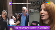 Agustina Kämpfer acompañó a Jorge Rial en el sanatorio donde está internado.